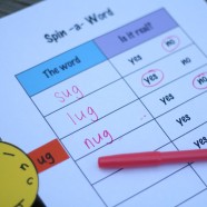 Spin a Word Family