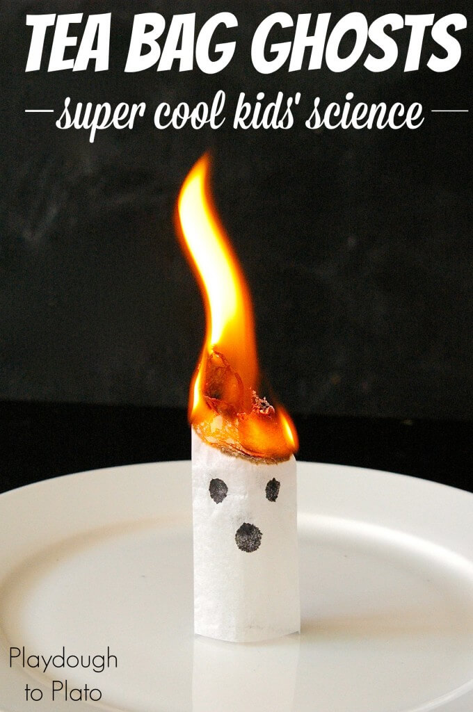 Super Cool Kids Science Tea Bag Ghosts!!