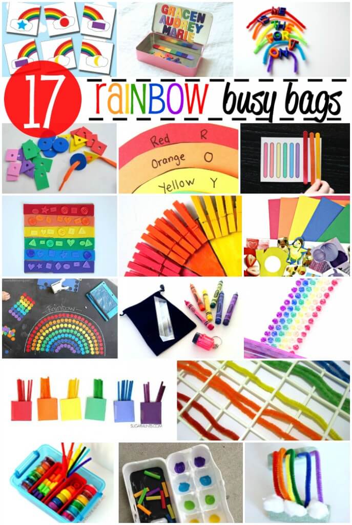 17 Impresionantes bolsas de trabajo arco iris