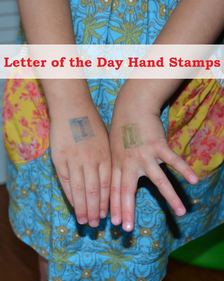 Letter of the Day Hand Stamps