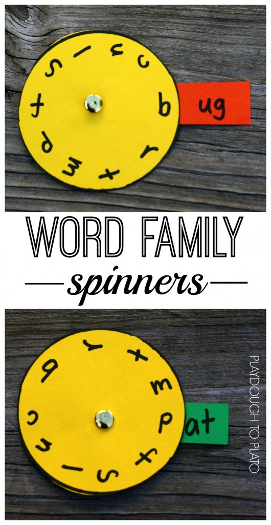 Word Family Spinners