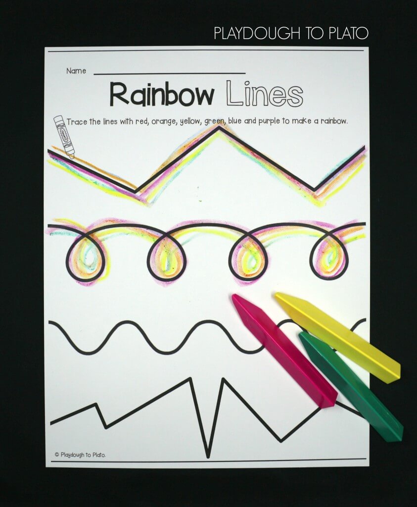 Trace rainbow lines