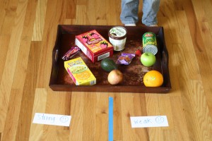 Strong or Weak: A Nutrition Game for Kids {Playdough to Plato}