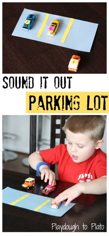 Sound It Out Parking Lot. {Playdough to Plato}