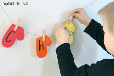 Simple name game for kids. {Playdough to Plato}