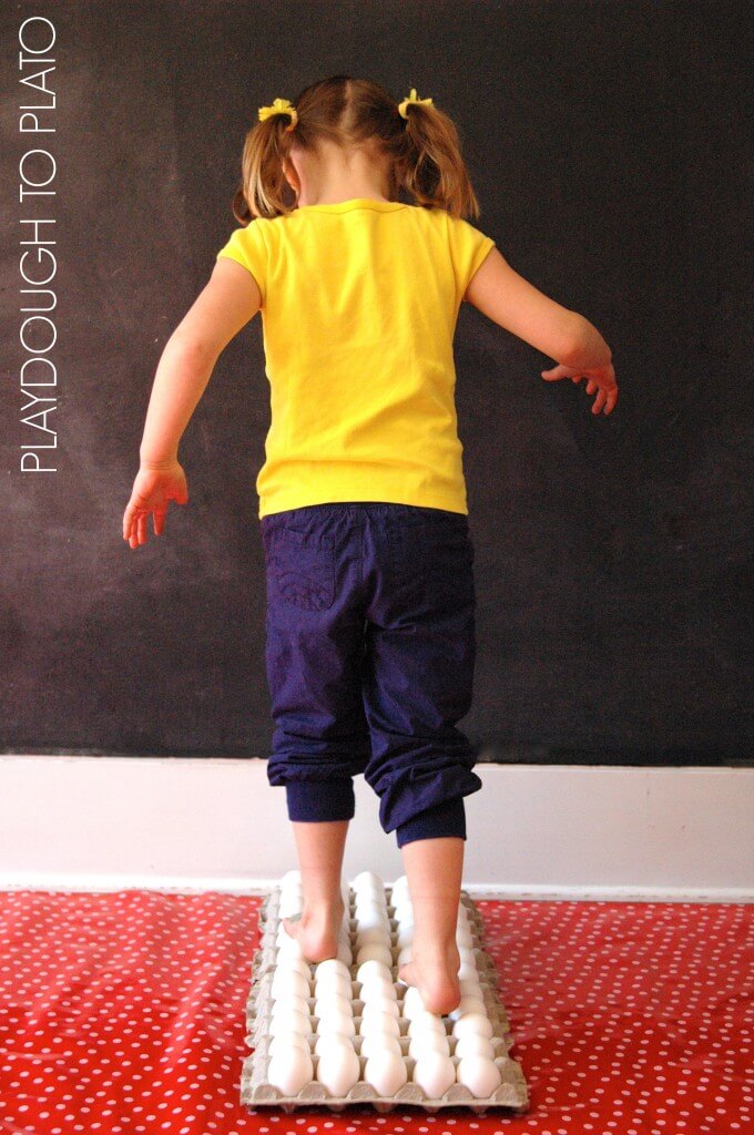 Walking on Eggs. Awesome science experiment for kids. {Playdough to Plato}