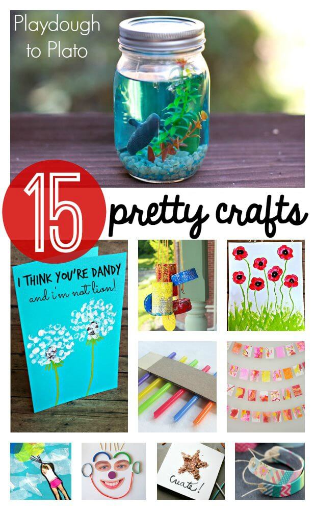 15 pretty arts and crafts for kids.