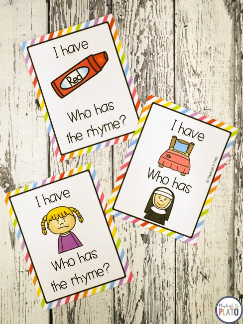 Rhyming Games - Playdough To Plato