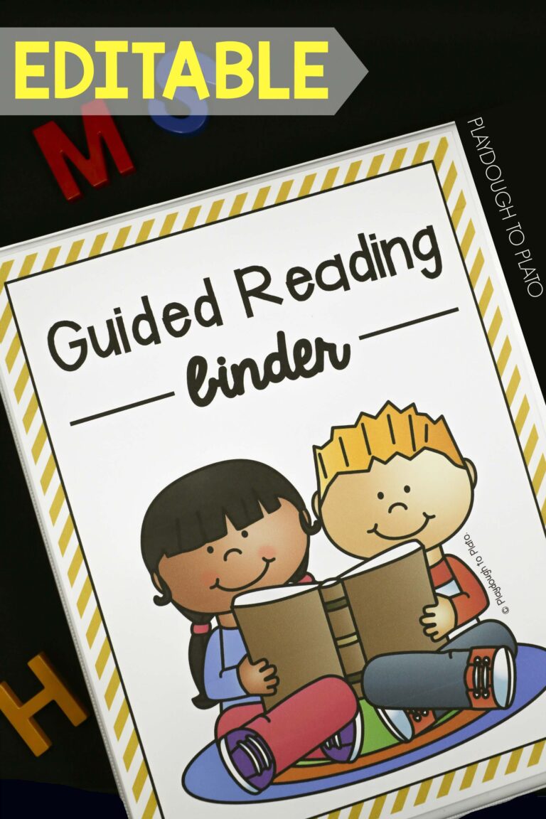 EDITABLE Guided Reading Binder