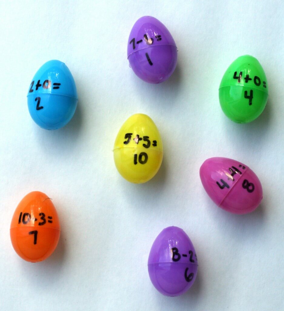 Math Fact Easter Eggs