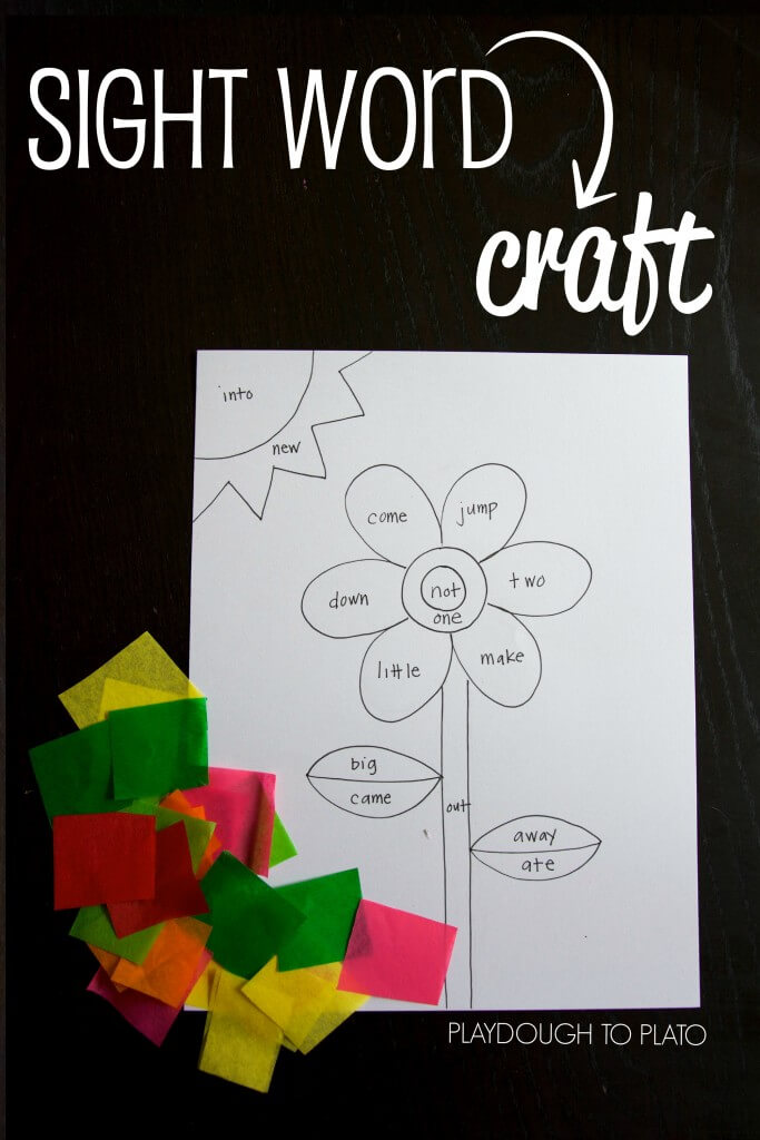 Engaging sight word craft for kids
