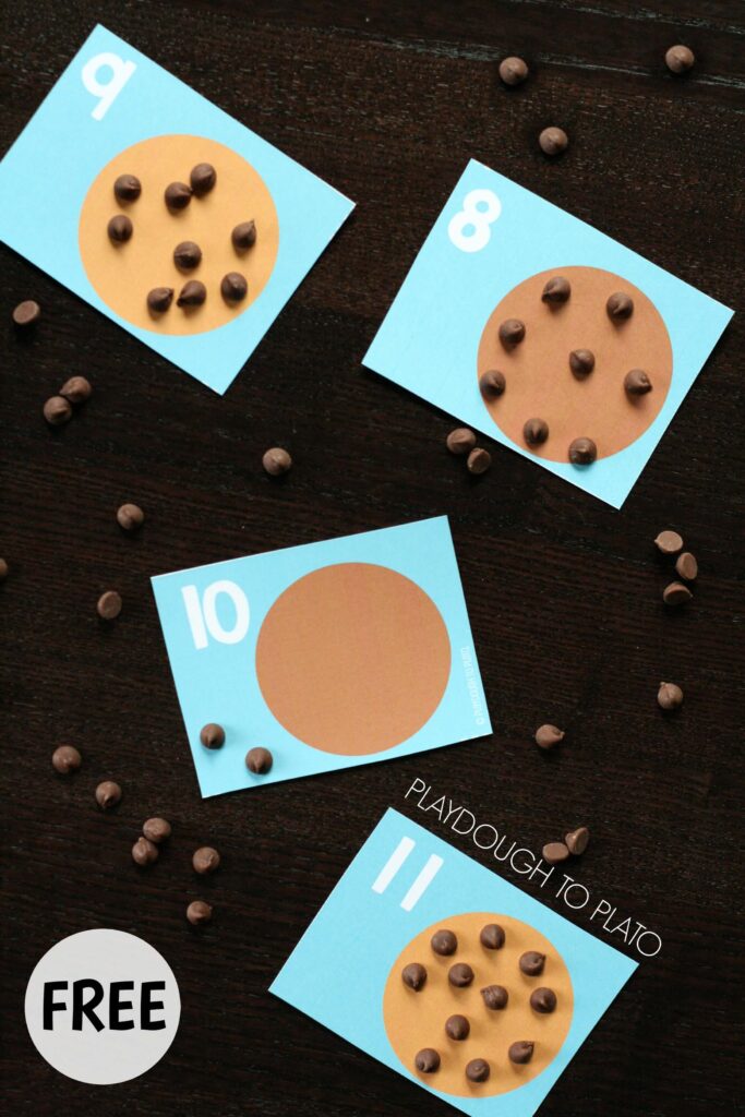 FREE If You Give a Mouse a Cookie Counting Cards