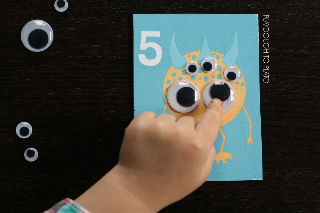 Awesome Monster Counting Cards