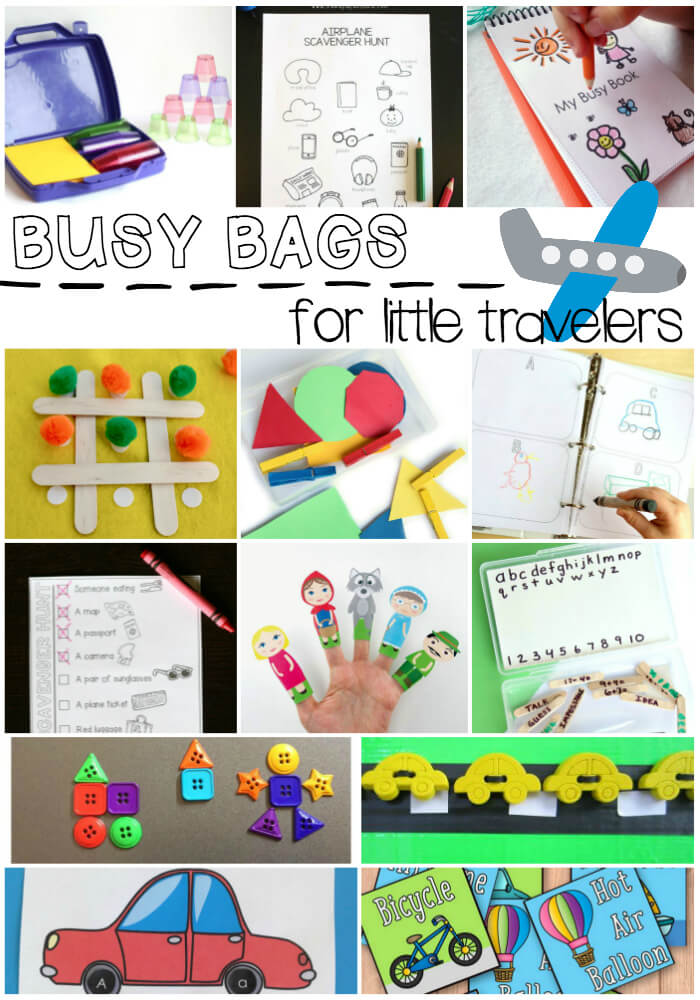 Busy Bags for Little Travelers
