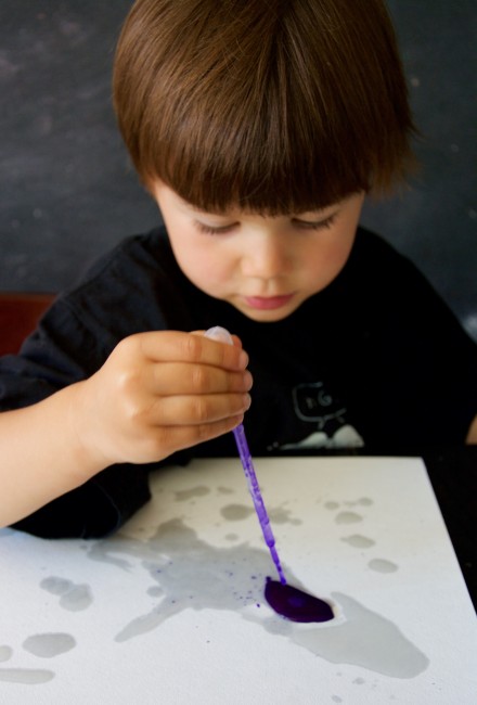 Kids’ Science: Oil and Watercolor Painting