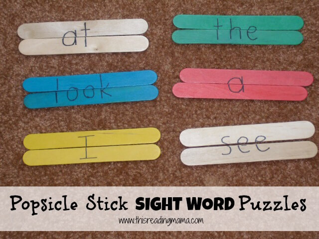 Popsicle-Stick-Sight-Word-Puzzles