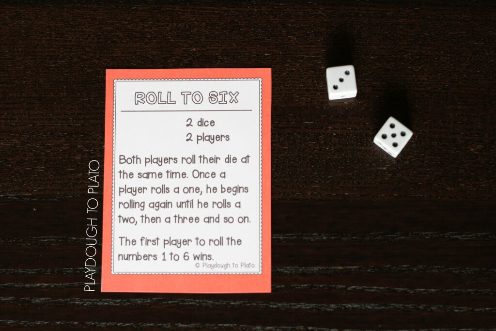 Roll to Six Dice Game