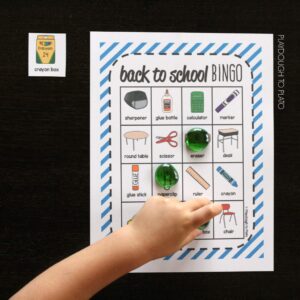 Back to School Bingo