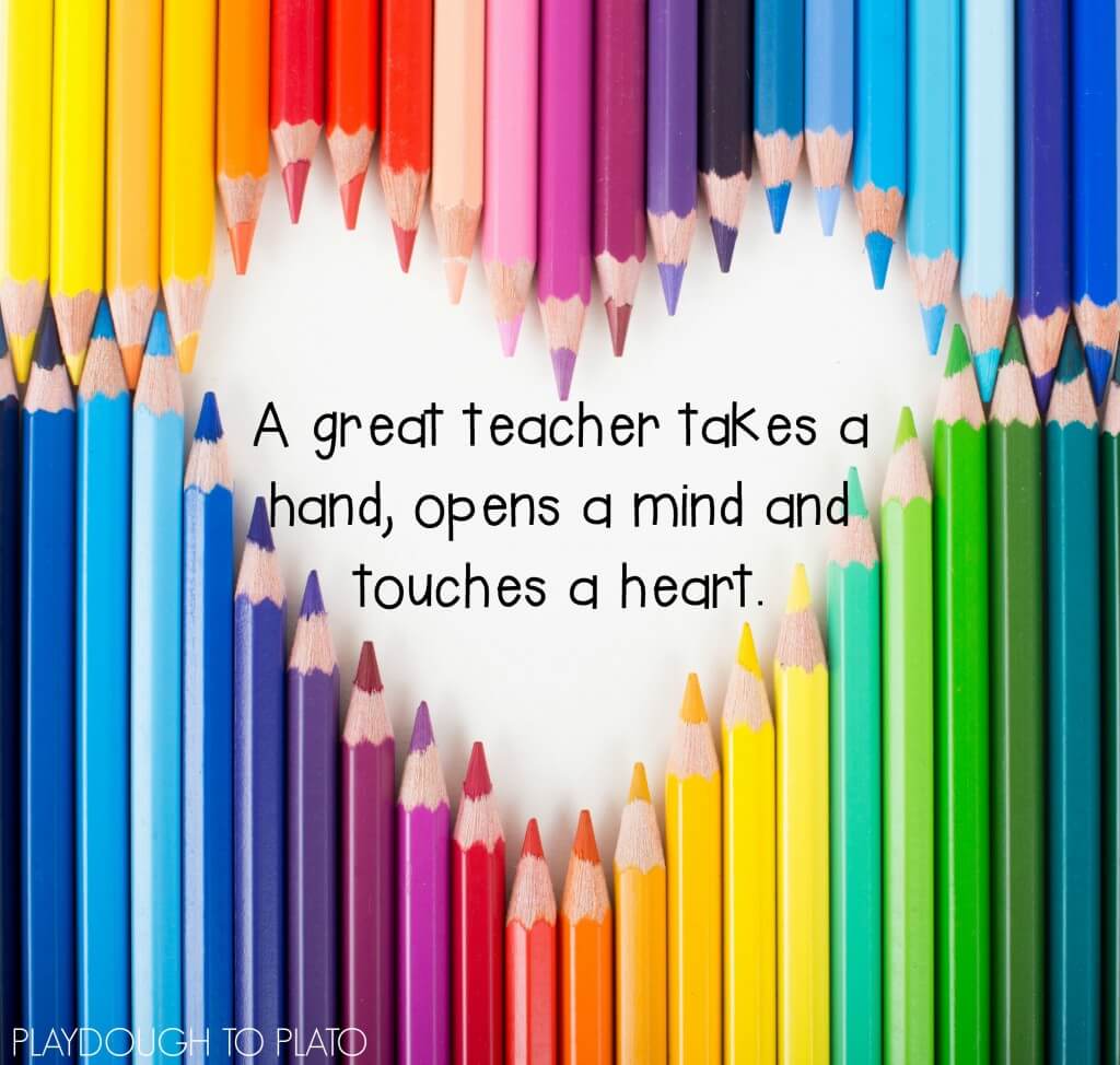 A great teacher takes a hand...