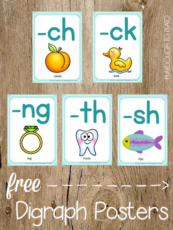 FREE Digraph Posters and Dice. Such a fun way to help kids remember trick digraphs.