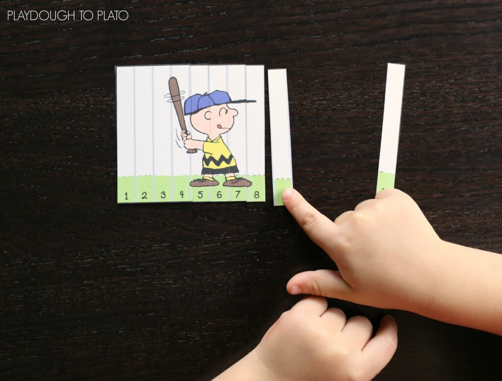 Fun Peanuts Number Puzzles for 1-40!