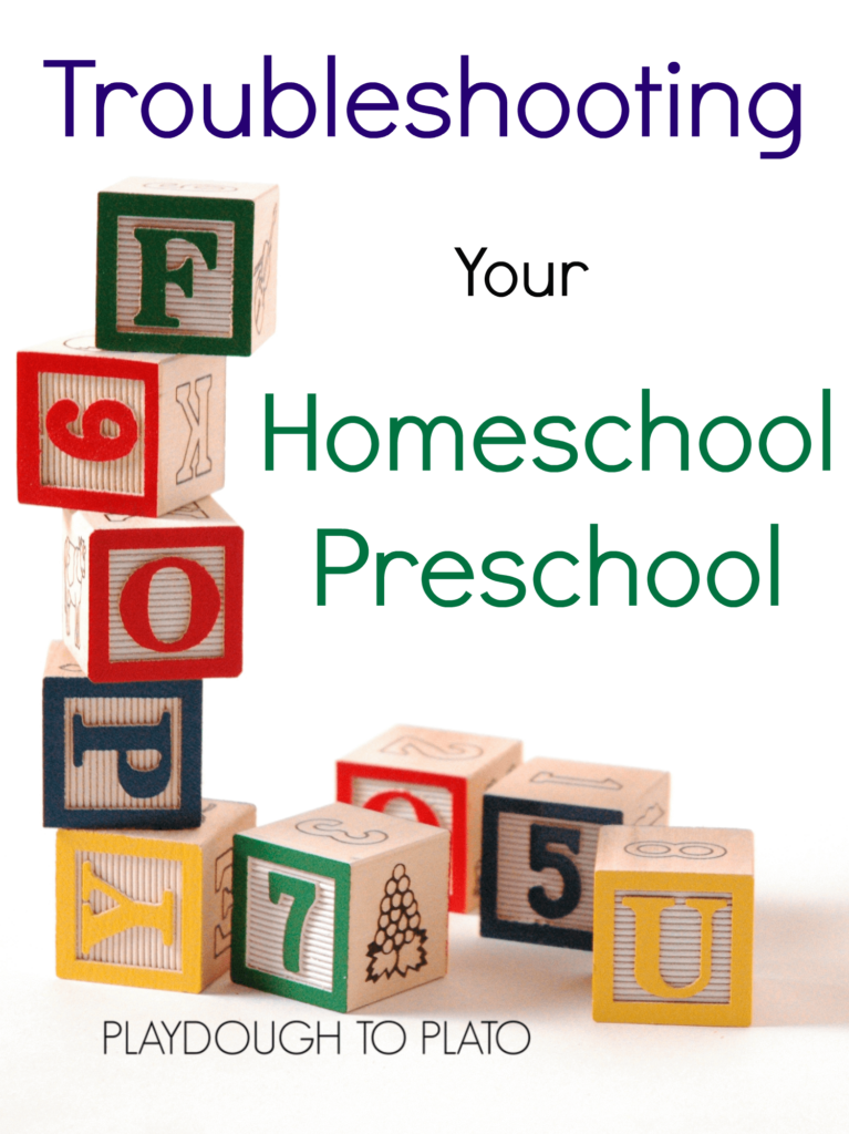 Homeschool preschool not going the way you imagined Try these simple tips to improve your preschool day.