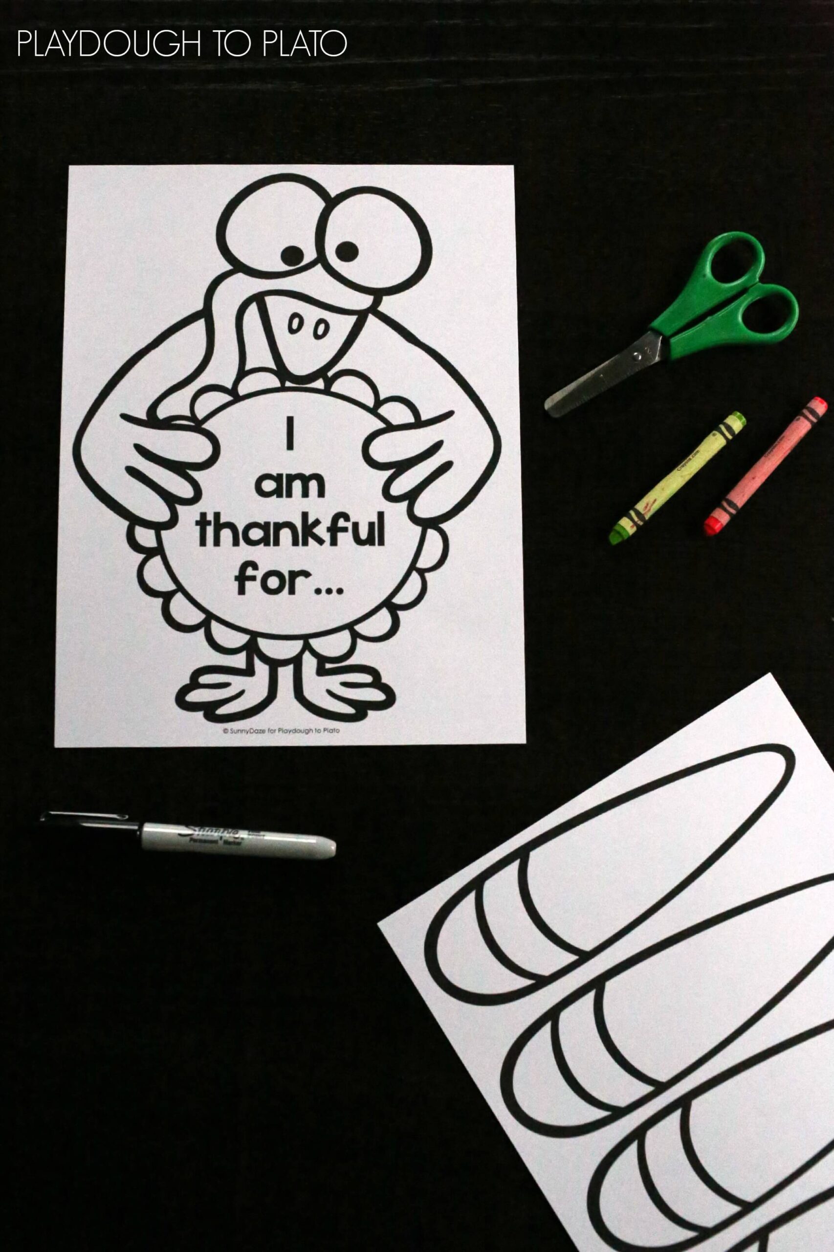 Fun free Thanksgiving craftivity!