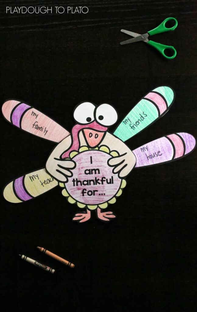 Super cute Thanksgiving craftivity! I am thankful for...