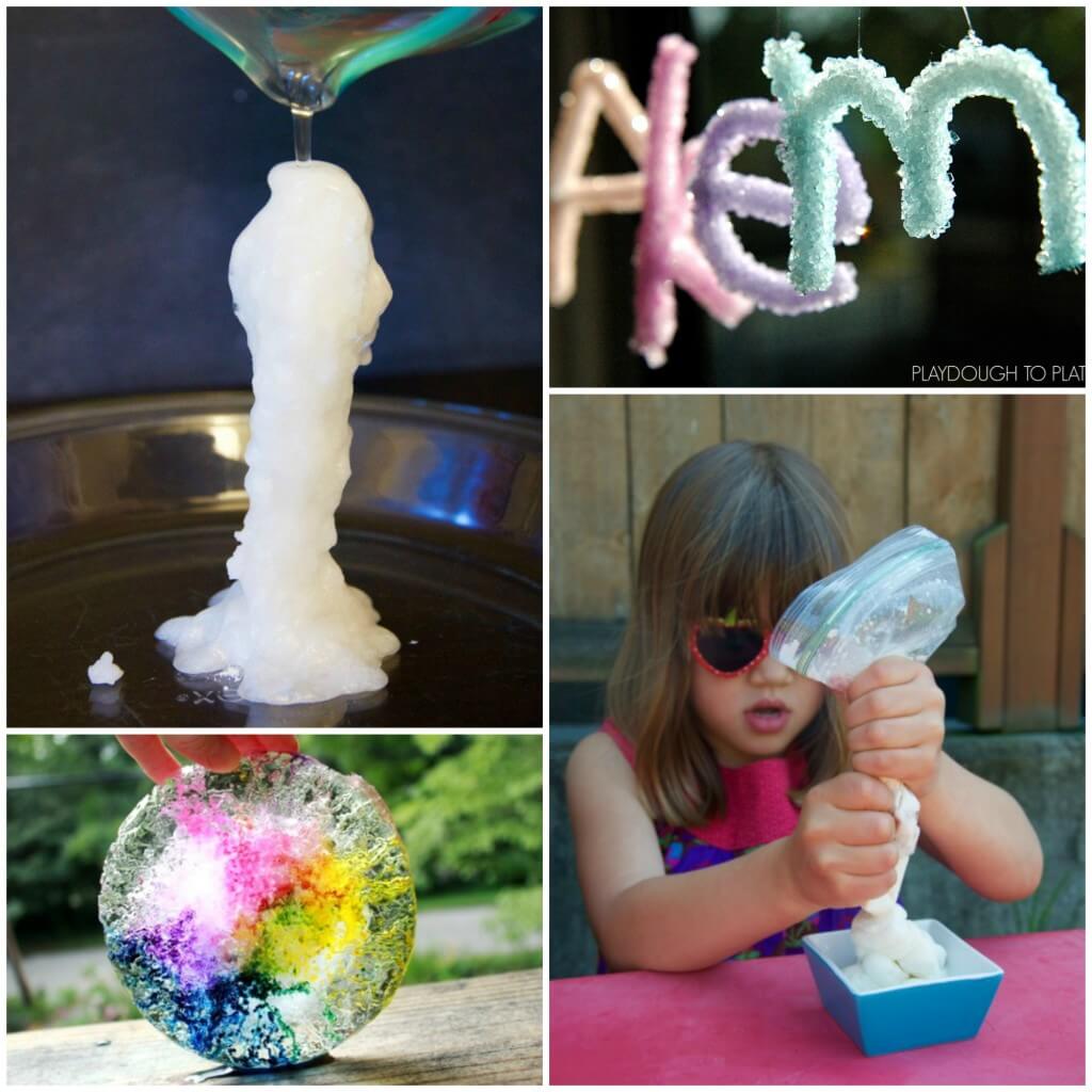 Tons of Frozen inspired science experiments!