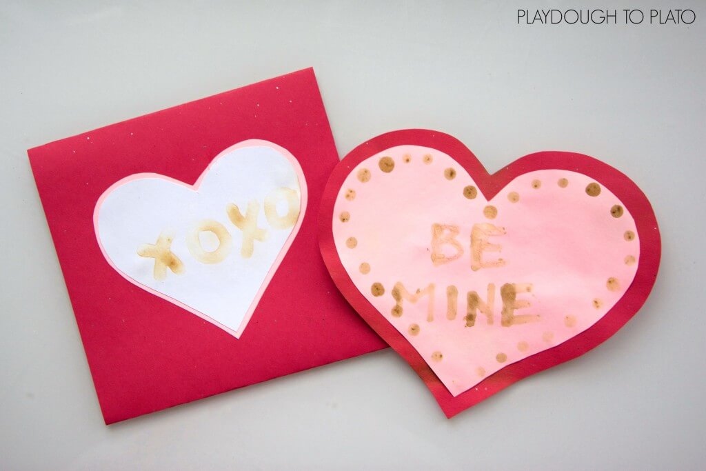 I love these invisible ink valentines! Such a simple and fun science for kids.