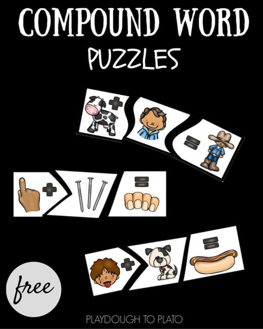 Learn how words can be put together to create new ones with these fun compound word puzzles!