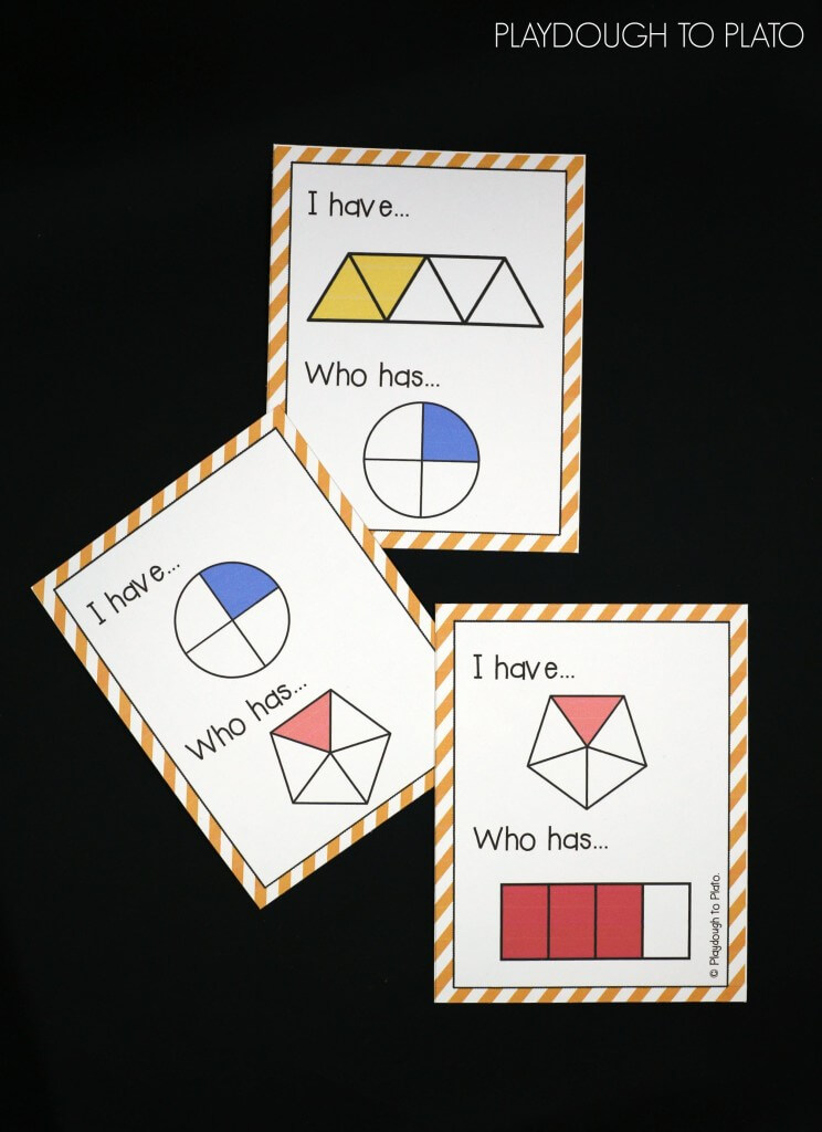 I Have, Who Has - Fraction Activity