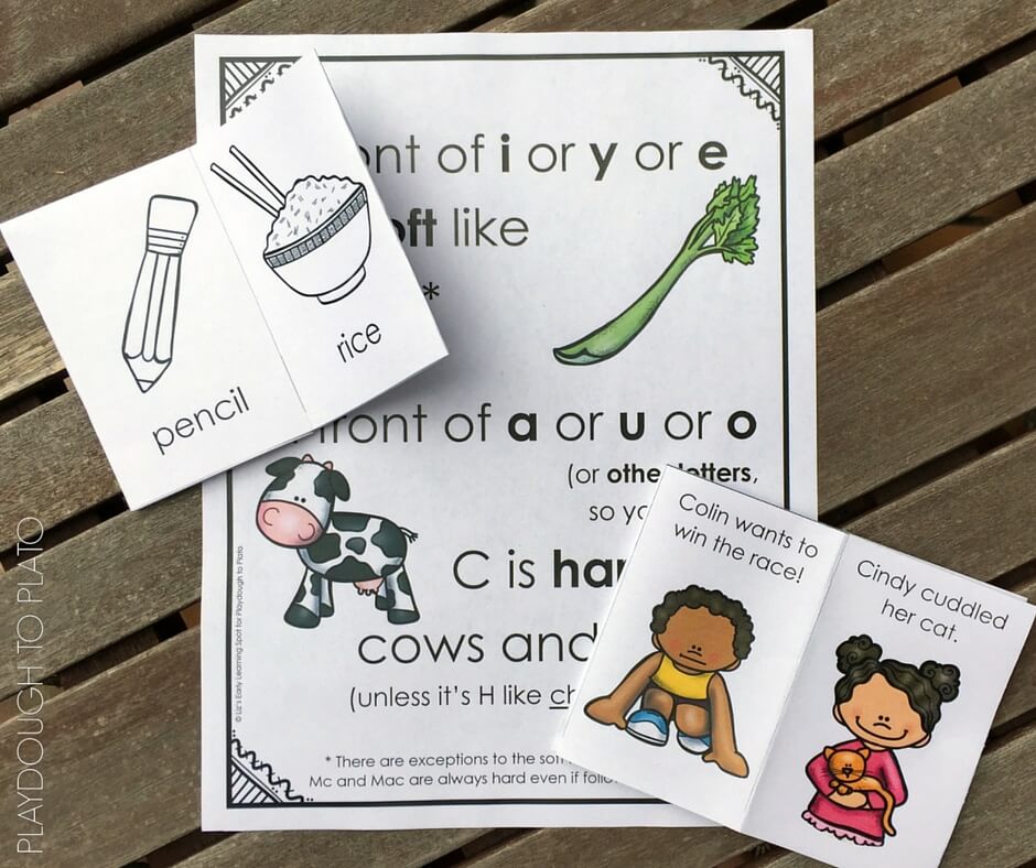 These little soft and hard C readers are excellent for gaining greater confidence with these 2 sounds!