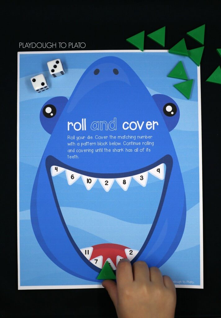 Free roll and cover shark game!