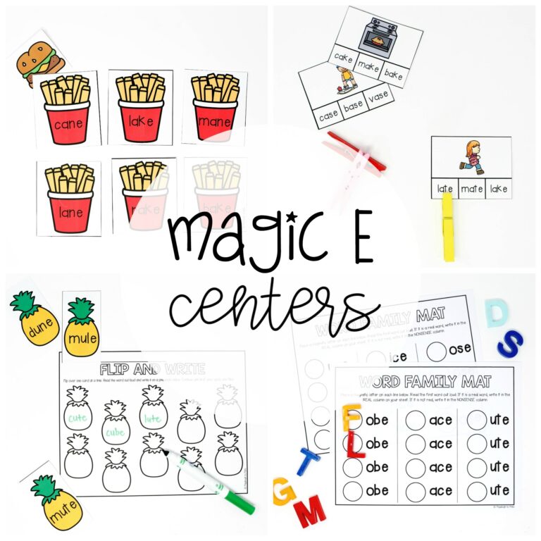 Magic E Centers