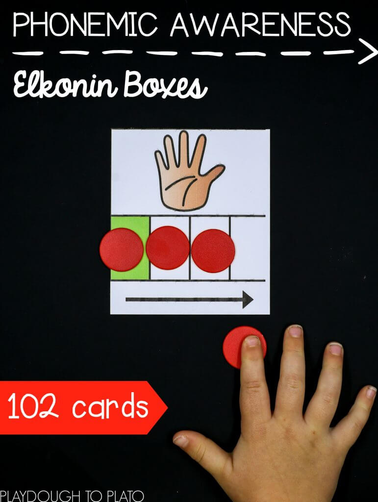 102 Elkonin Boxes for building phonemic awareness!