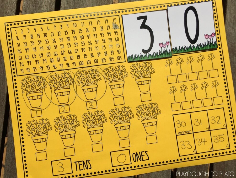 Practice place value, counting on and numbers to 100 with this free activity.