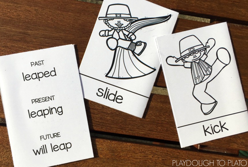Slide into St Patrick's Day writing with these free past, present and future verb tense resource cards!