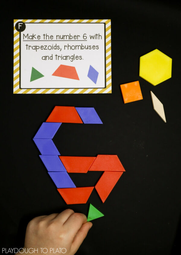 STEM Challenge: Pattern Blocks - Playdough To Plato