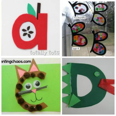 26 Letter of the Week Crafts that Build Phonics Skills - Playdough To Plato