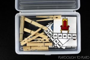Digraph Clip Cards - Playdough To Plato