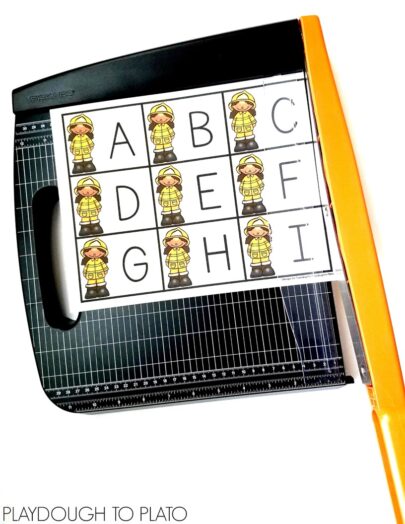 Fire Hydrant ABC Coverall Game - Playdough To Plato