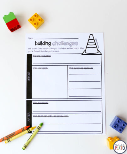 Back to School STEM Challenges - Playdough To Plato