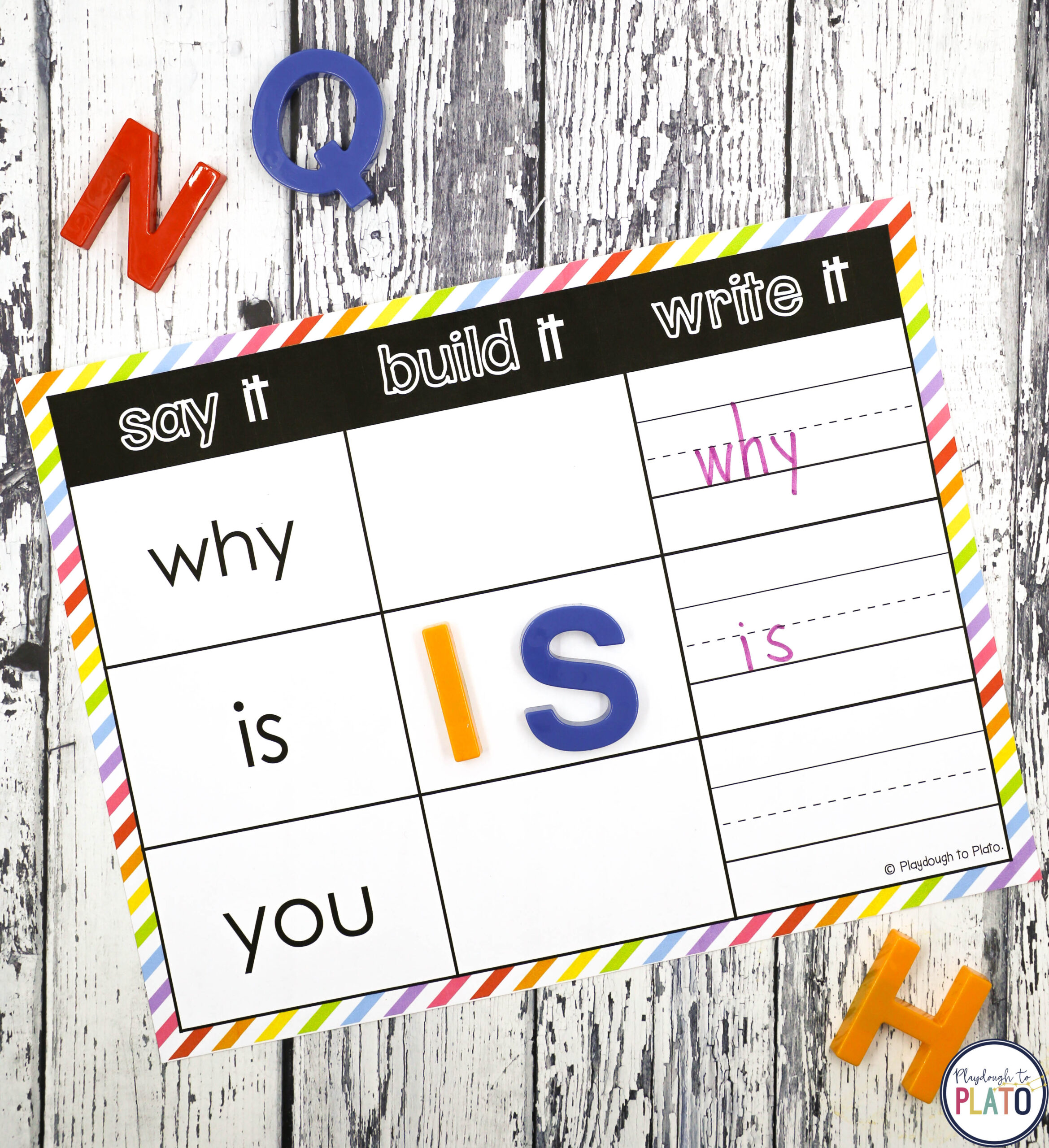32 EDITABLE Decodable Centers - Image 6
