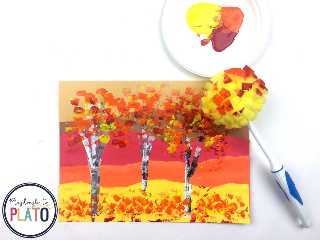 Torn Paper Landscapes Art Project - Playdough To Plato