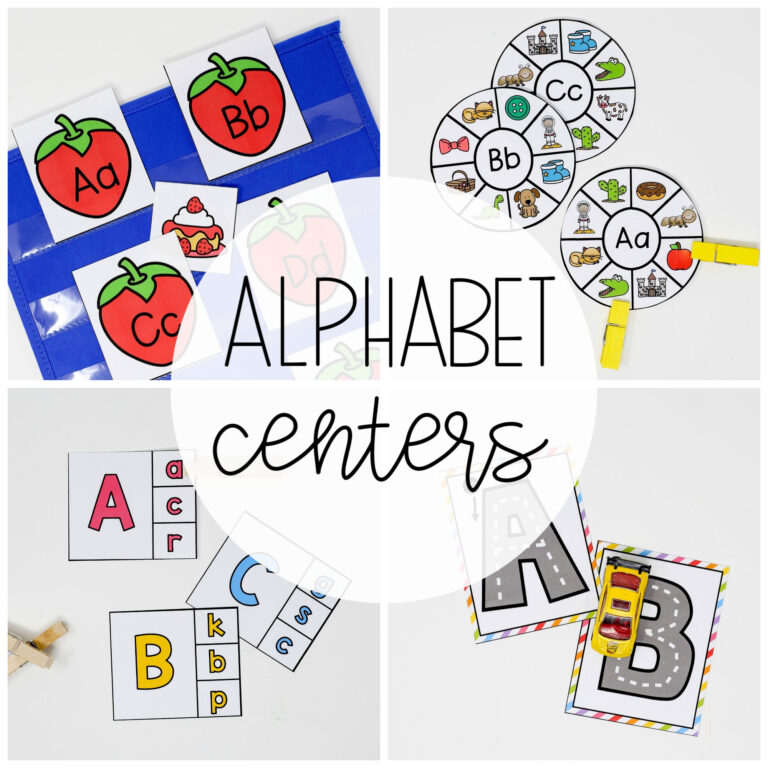 23 Alphabet Centers