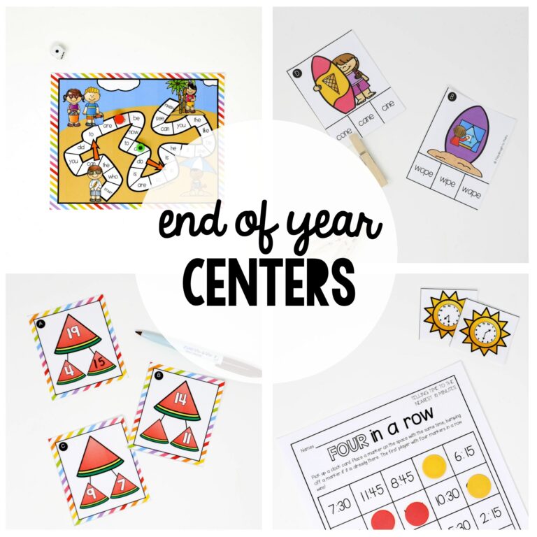 End of Year Centers
