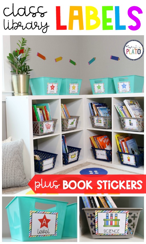 Classroom Library Labels and Stickers