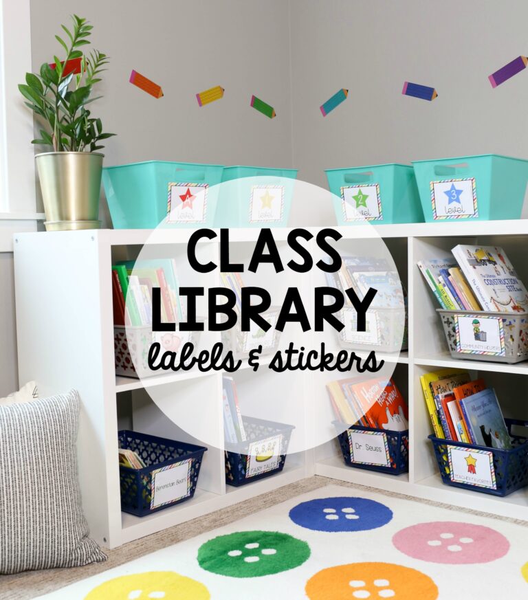 Classroom Library Labels & Stickers