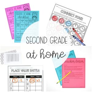 Second Grade at Home - Week One